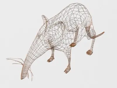 Shrew Elephant Low-poly 3D model