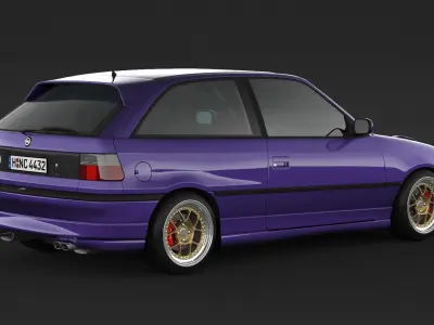 Opel Astra GSI 3D model