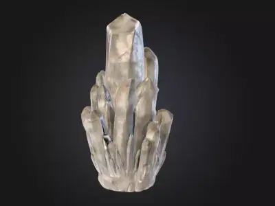 Crystal Majesty Low-poly 3D model