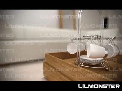 Living Room 3D model