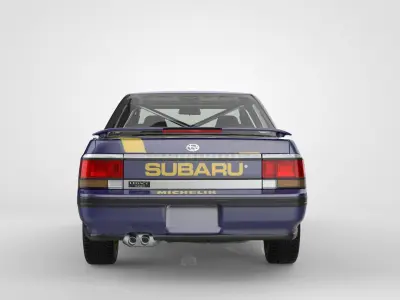 Subaru Legacy RS Rally 1990 3D model