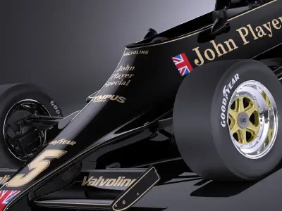 Lotus 79 grand prix 1978 VRAY 3D model