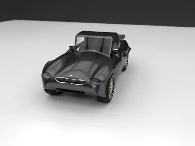 Vintage car Free 3D model