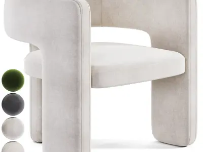 Yasmin chair 3D model