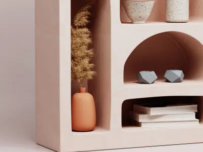 Isobel Bookshelf 3D model