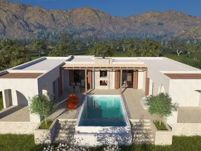 Guest house 3D model