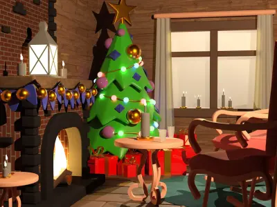 Christmas Room  3D model