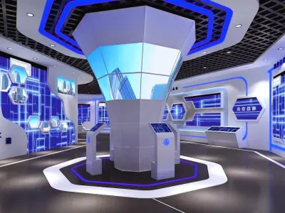 Exhibition - Area - 33X33-3DMAX2009-02 3D model