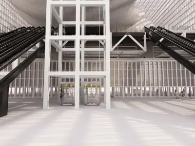 nuvola di fuksas 3D model