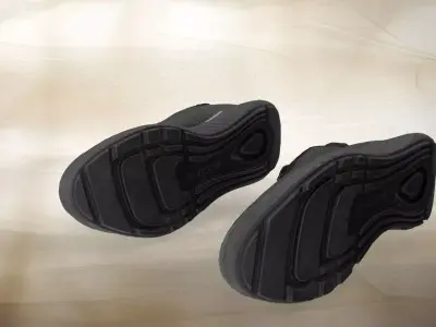 A pair of unused Ecco 010 Low-poly 3D model