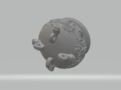 Chinese Ding Furnace Incense 3D print model