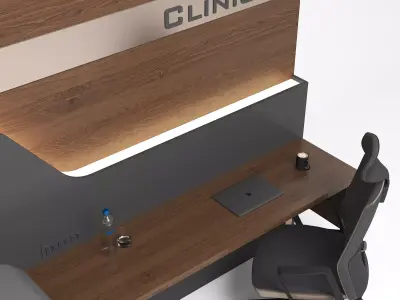 Hiworc Medical Clinic Cabinet Set  1 3D model