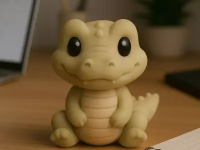 Alligator - Kawaii Animals Collection 3D print model