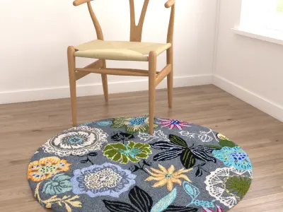 Rugs No 736 Low-poly 3D model