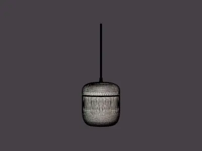Acorn Lamp Low-poly 3D model