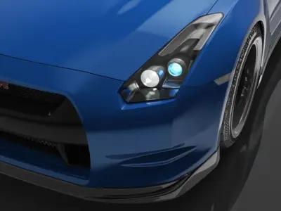 Nissan GTR R35 2012 3D model