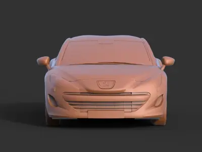 Peugeot RCZ 3D print model