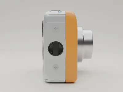 Cannon Camera Low-poly 3D model