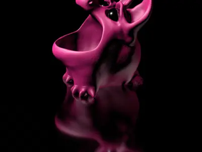 Bluffy -   STL Modell High-Polygon 3D print model