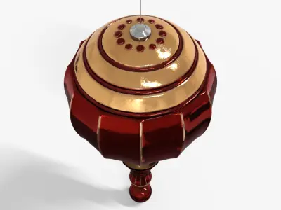 Christmas Joy Ornaments Low-poly 3D model