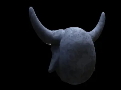 Demon Head Low-poly 3D model purchase