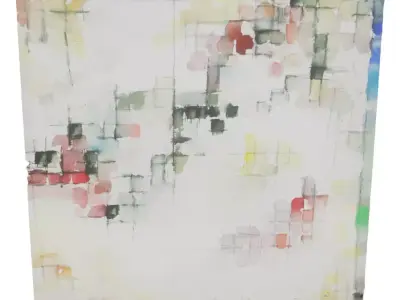 Canvas - miK Low-poly 3D model