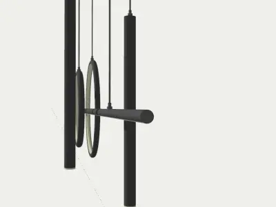 Modern Pendant Lighting - Circular Pendant Lighting 3D model