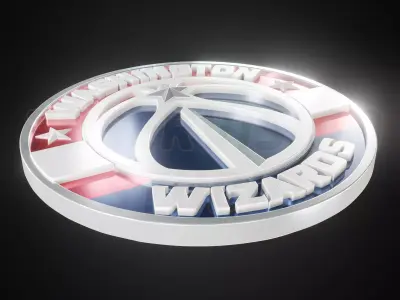 Washington Wizards logo - Cinematic - 3D print 3D model
