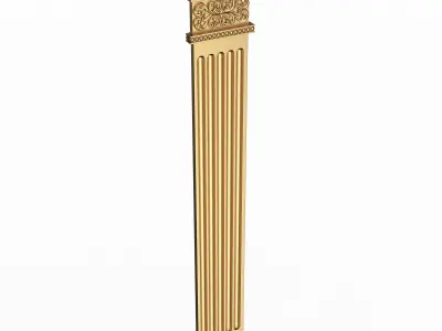 Column Capital 0801 Low-poly 3D model