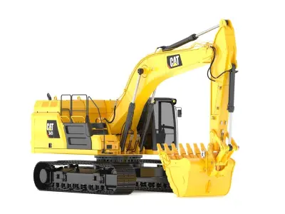 CAT 349 Hydraulic Excavator 3D model