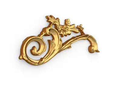 Classic decor ornament 331 3D model