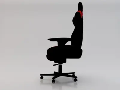 Gaming Chair 02 Low-poly 3D model