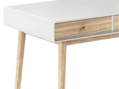 La Redoute Interieurs Jimi 3 Drawer Desk 3D model