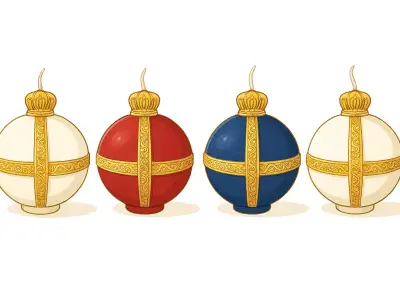 Royal Crown Ornament Elegant Spherical Decorative Model 3D print model