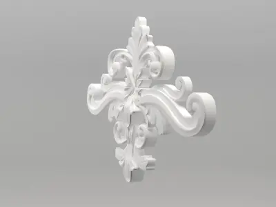 ornaments decorative ornament Low-poly 3D model