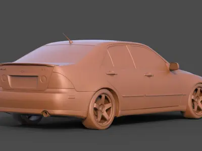 Lexus IS300 3D print model