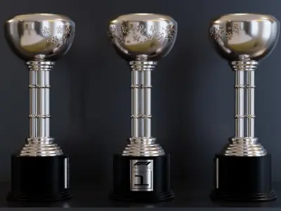 F1 Trophy - Japanese GP Trophy Low-poly 3D model