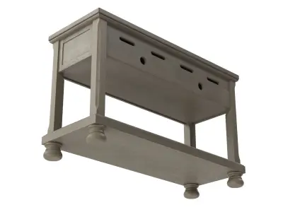 Coffee Table v4 Low-poly 3D model