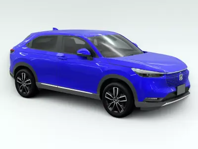 Honda HR-V 2021 Low-poly 3D model