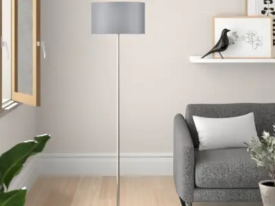 Audriana Traditional Floor Light Lamp - 6 Colour 3D model