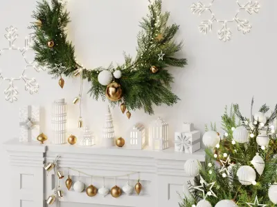 Christmas decoration 3D model purchase