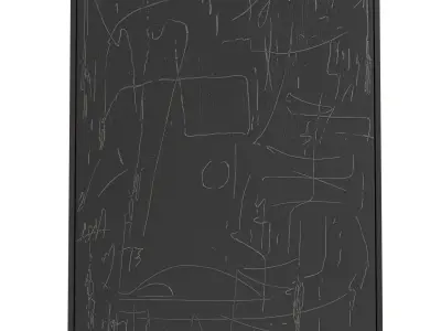 Haiku Wall Art PBR 3D model