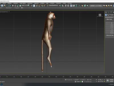 Monkey Low-poly 3D model