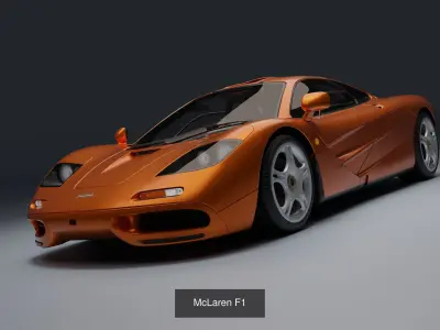McLaren Supercar Collection  High-End 3D Car Pack