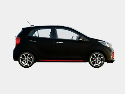 Kia Picanto 2020 GT Line Spec Low-poly 3D model