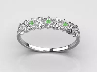 Luxury wedding ring   187 3D print model