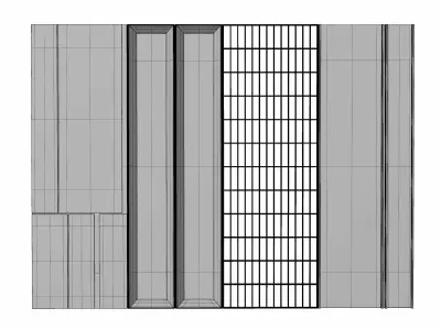 wood wall panel 3D model purchase
