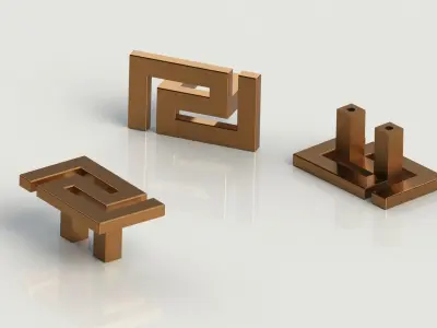 Furniture Handle Model S 3D print model