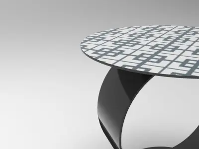 Difo Coffee Table Low-poly 3D model