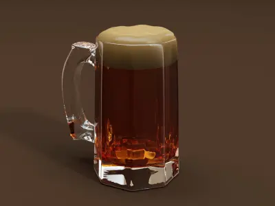 Drink Set - Beer Glasses 3D model